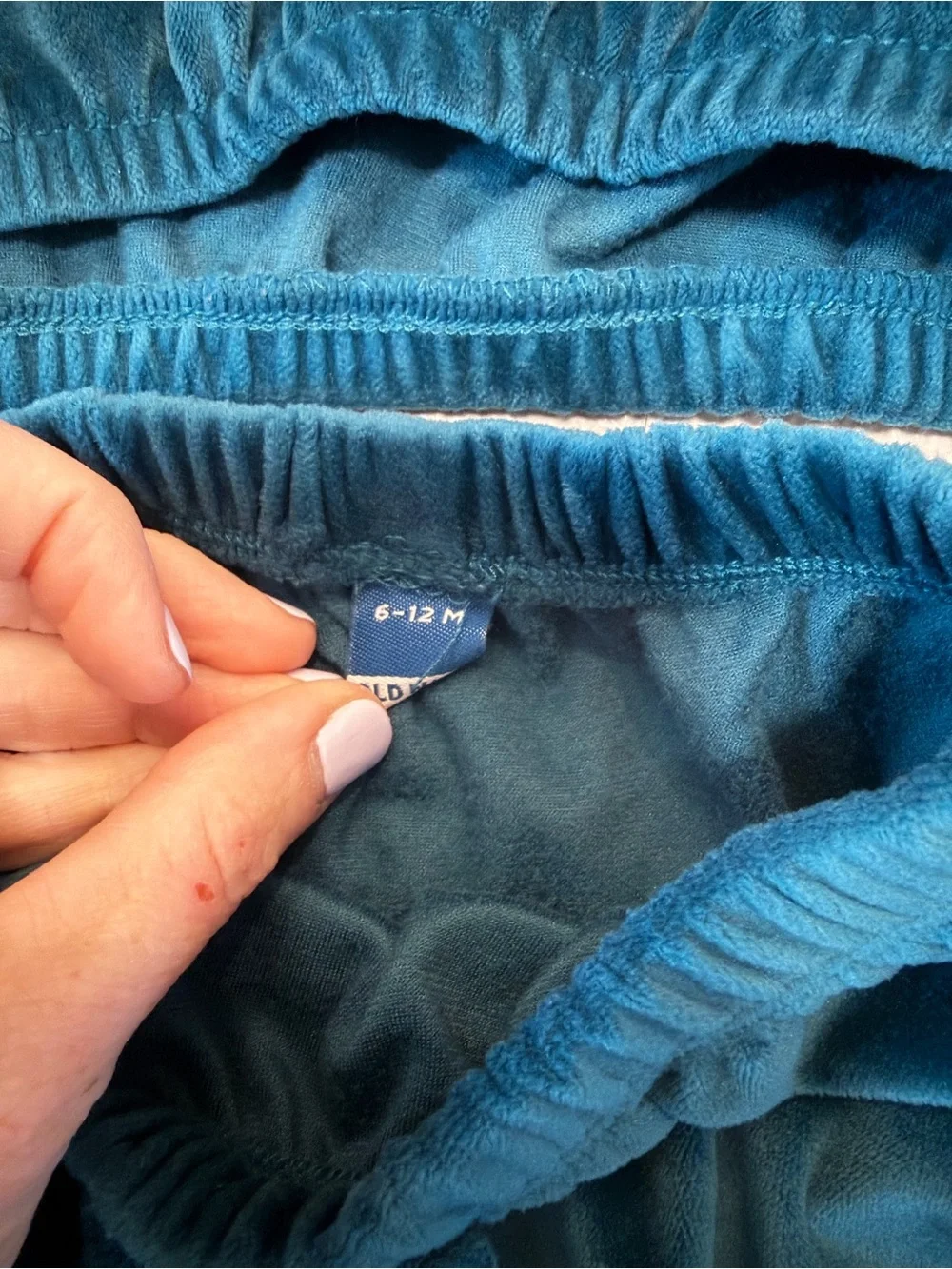 Old Navy Teal Velour Kids Matching Set